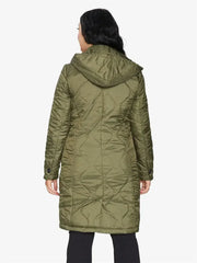 Quilted Down Jacket - Lightweight Hooded Coat | Femstylo - Femstylo