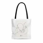 Mom and I Tote Bag - Double-Sided Print Medium Shopper - Femstylo