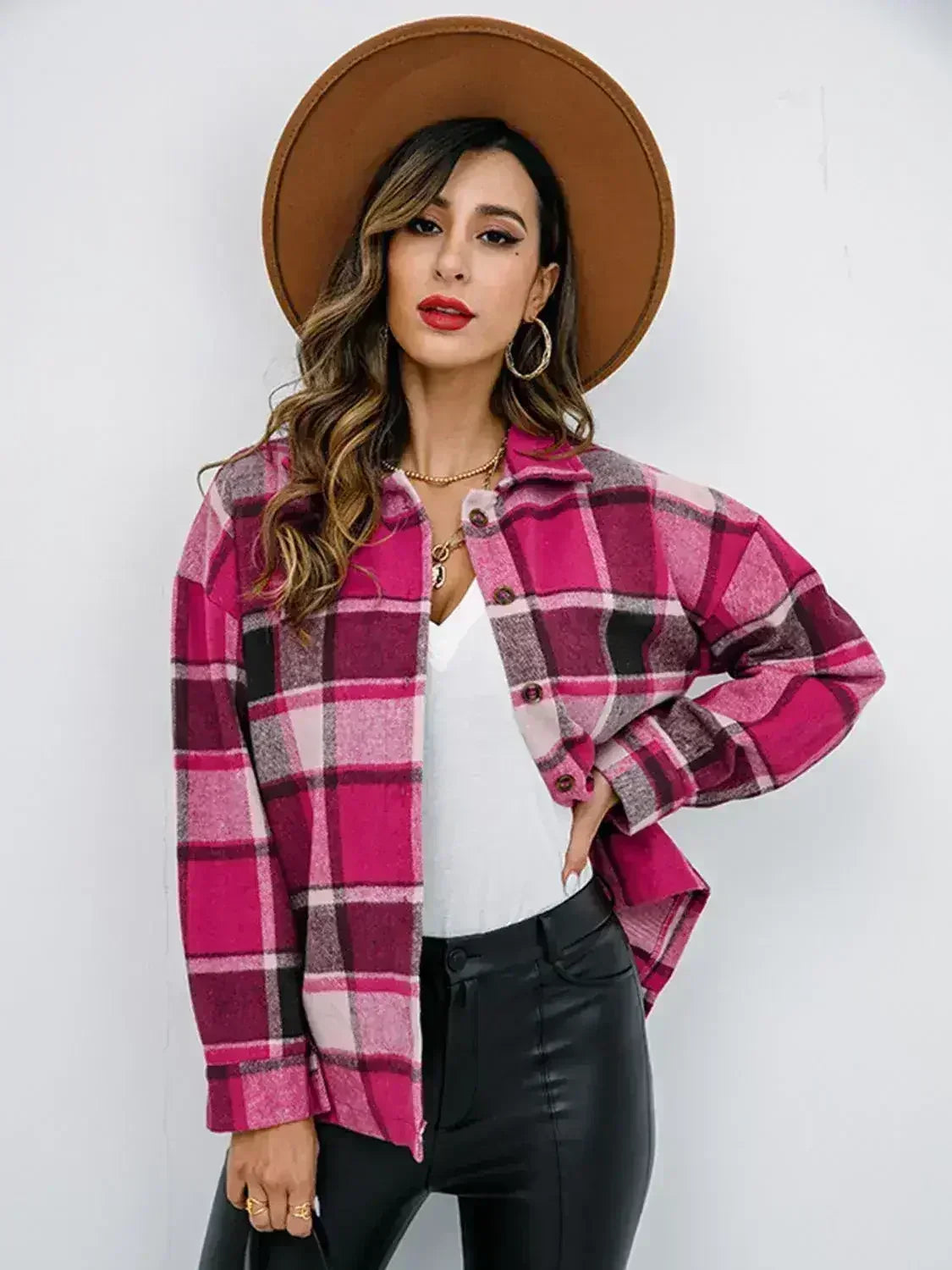 Pumpkin Spice Button-Down Jacket - Femstylo