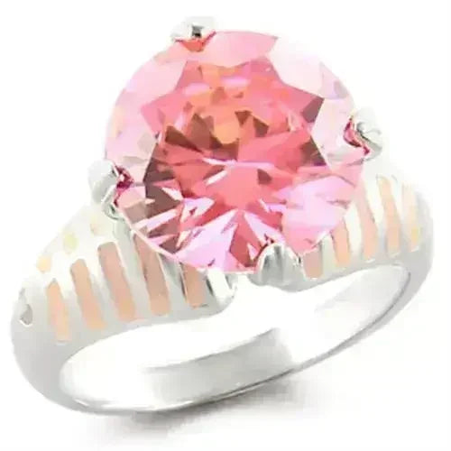 49707 High-Polished 925 Sterling Silver Ring with - Femstylo