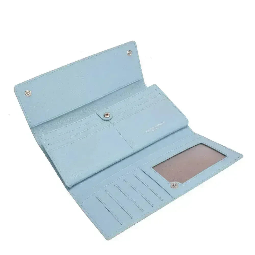 Maria Carla Woman's Fashion Luxury Leather Long Wallet - Femstylo