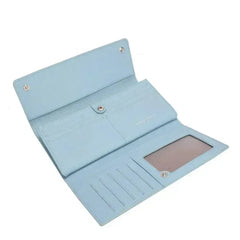 Maria Carla Woman's Fashion Luxury Leather Long Wallet - Femstylo