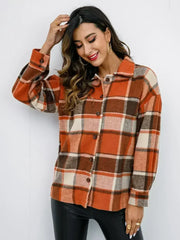 Pumpkin Spice Button-Down Jacket - Femstylo