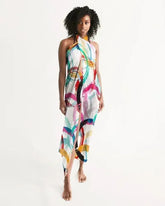 Sheer Circular Multicolor Swimsuit Cover Up - Femstylo