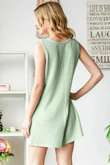 Heimish Full Size Scoop Neck Wide Strap Romper - Femstylo