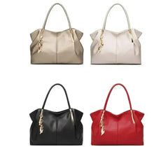 Large Capacity Solid Color Fashion Handbag For Women - Femstylo