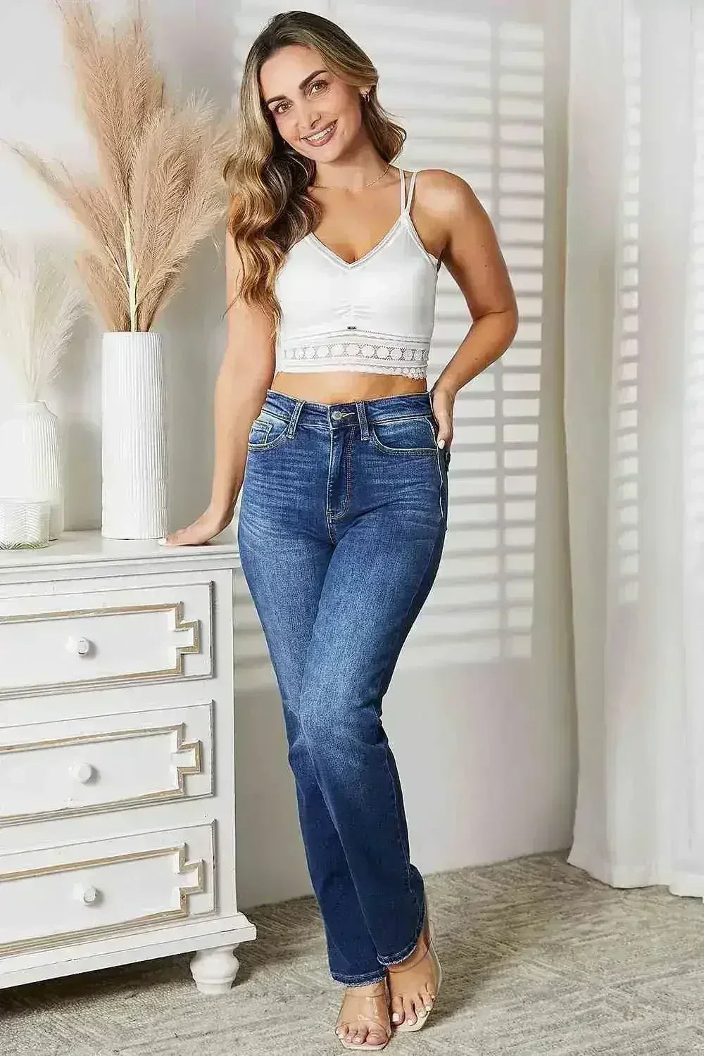 JadyK Emmy Double-Strap Lace Detail Bralette - Femstylo