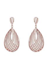Vortex Teardrop Earring Rosegold - Femstylo