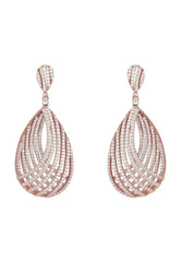 Vortex Teardrop Earring Rosegold - Femstylo