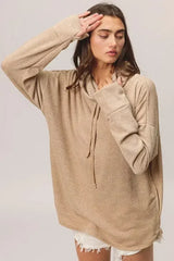 BiBi Solid Side Pocket Thumb Top - Femstylo