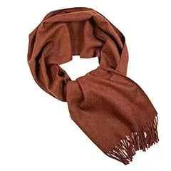 Great Natural Alpaca 100% baby alpaca scarf chocolate brown color - Femstylo