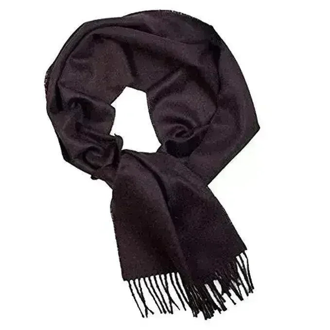 Great Natural Alpaca 100% baby alpaca scarf black color - Femstylo