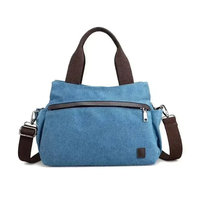 Female Fashion Vintage Canvas Messenger Bag - Femstylo