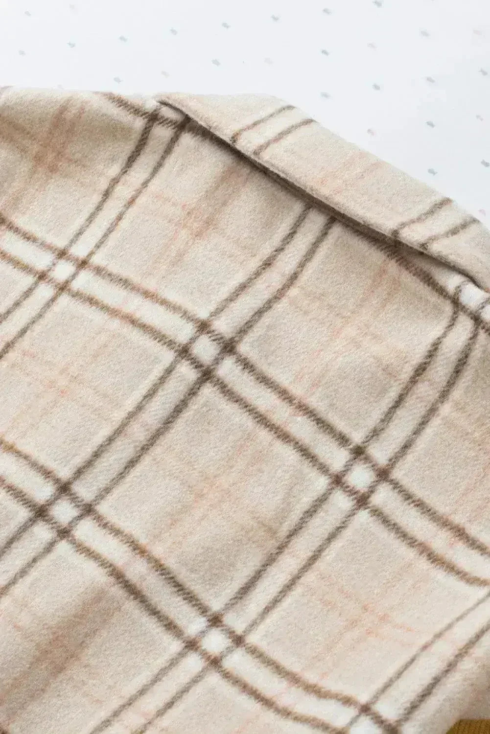 Plaid Pocket Shirt Jacket - Femstylo