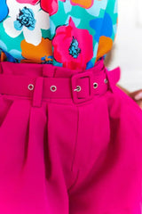 Floral V-Neck Blouse - 3/4 Sleeve Office Wear | Femstylo - Femstylo