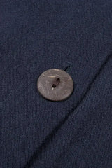 Casual Blue Button V Neck Sleeveless Romper with Belt - Femstylo