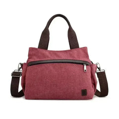 Female Fashion Vintage Canvas Messenger Bag - Femstylo