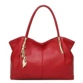 Large Capacity Solid Color Fashion Handbag For Women - Femstylo