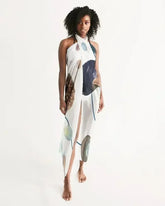 Sheer Sarong Swimsuit Cover Up Wrap / White Seashell - Femstylo