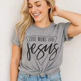 Cool Moms Love Jesus Christian T-Shirt