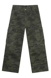 Camouflage Cargo Jeans with Pockets - Femstylo