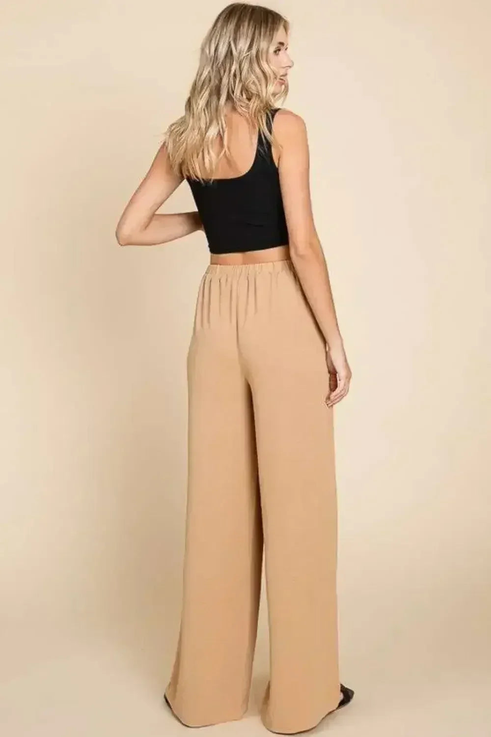 Culture Code Full Size High Waist Wide Leg Cargo Pants - Femstylo