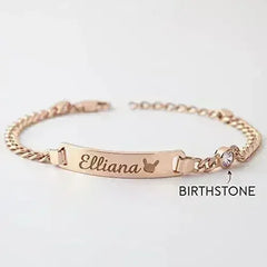 Baby Bracelet, Kid Birthday Gift, Name Bracelet Kid, Toddler Bracelet - Femstylo