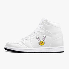 Jacki Easlick Lux Bunny High-Top Leather Sneakers - Femstylo