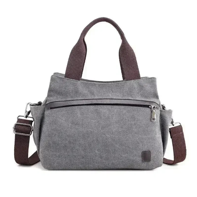 Female Fashion Vintage Canvas Messenger Bag - Femstylo