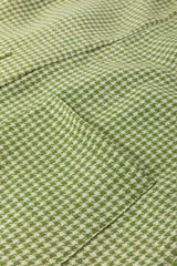 Green Gingham Wide Leg Pockets Loose Overall - Femstylo