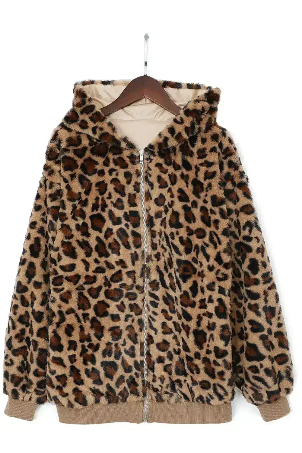 Cozy Plush Leopard Jacket - Femstylo