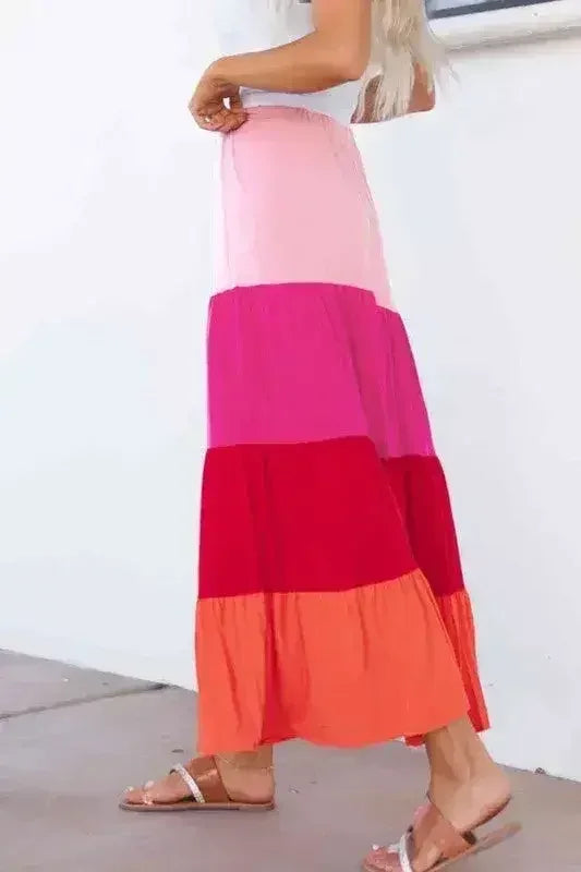 Mariana Tiered Maxi Skirt - Femstylo
