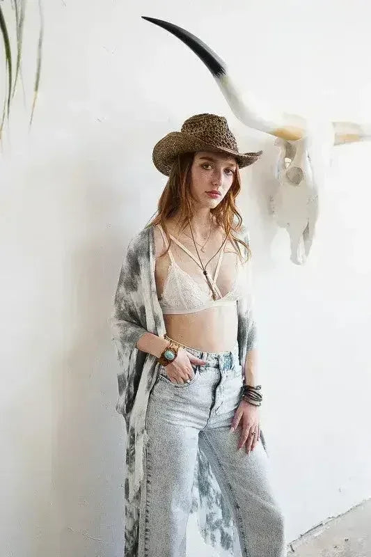 Center Cross Strap Lace Bralette - Femstylo