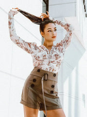 The Manet Jeweled Blouse - Femstylo