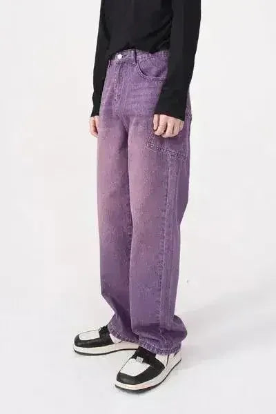 Wide Leg Men's Jeans with Pockets - Femstylo