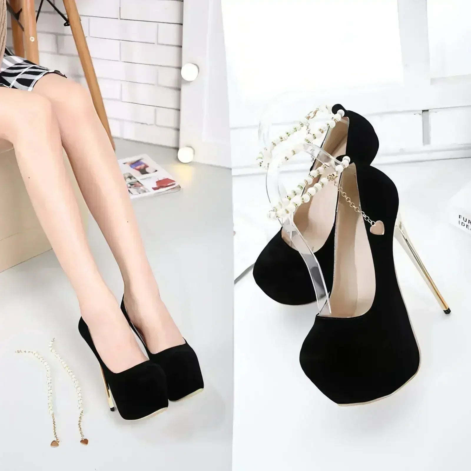 High Heel Platform Single Shoes Women's Shoes - Femstylo