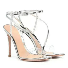 Fashion Sandals With Cross Straps and Thin Heels For Womens Sandals - Femstylo