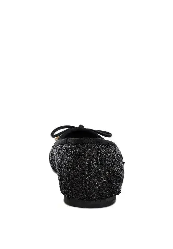 Sequin Ballet Flats - Glam Comfort Shoes | Femstylo - Femstylo