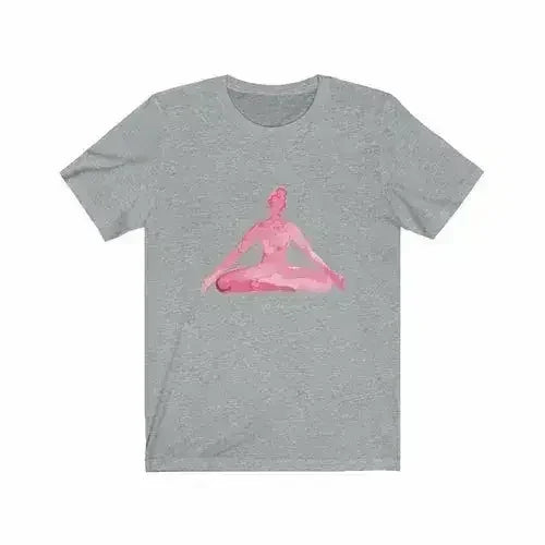 Yoga Meditation Pose Print T-Shirt - Femstylo