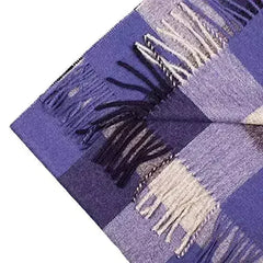 Great Natural Alpaca 100% baby alpaca scarf blue color - Femstylo