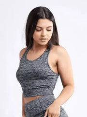Racerback Training Crop Tank – Lightweight & Breathable for Workouts - Femstylo