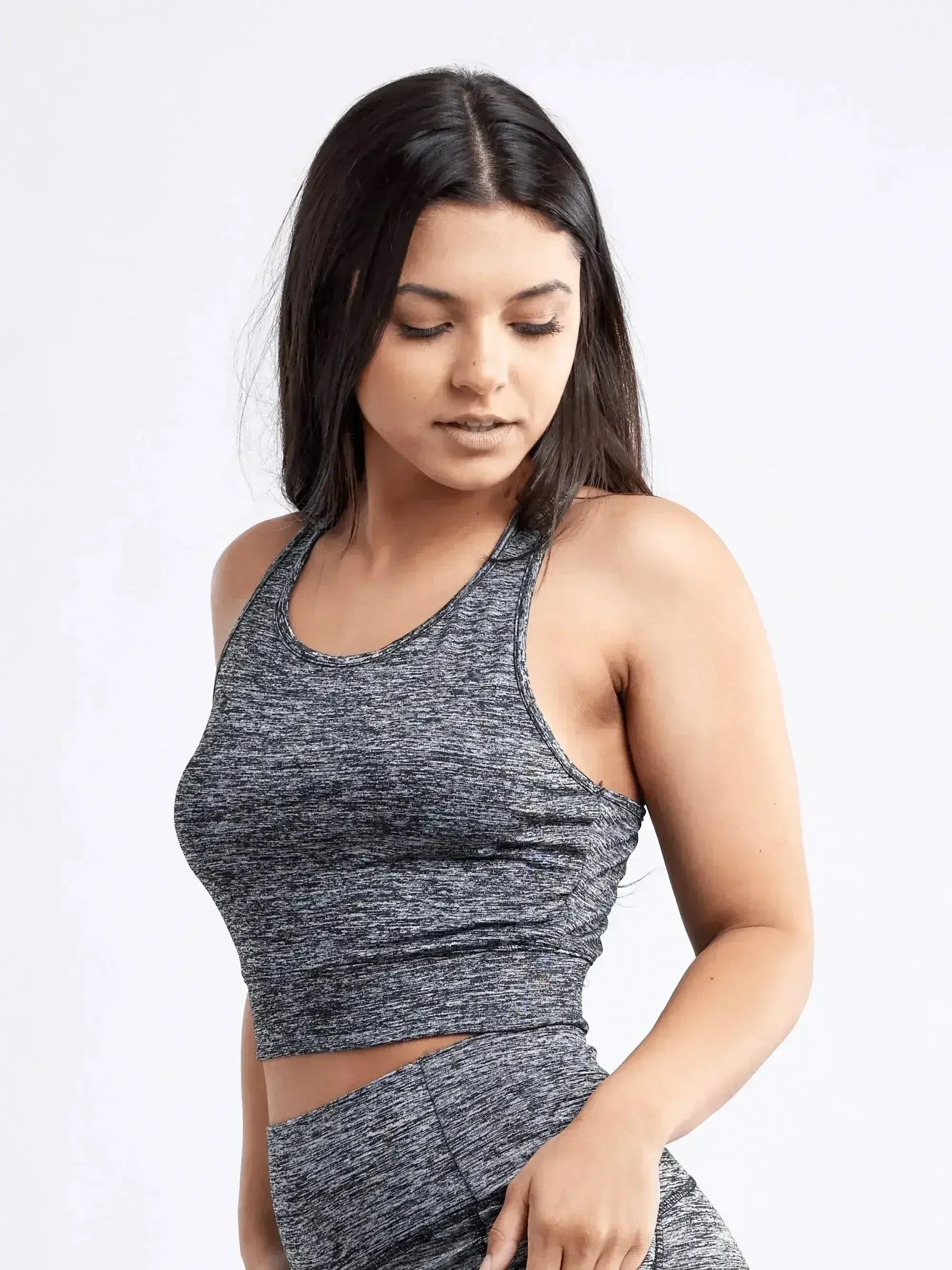 Racerback Training Crop Tank – Lightweight & Breathable for Workouts - Femstylo
