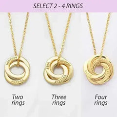 Personalized Mom Jewelry, Kids Names Necklace, Mothers Necklace - Femstylo