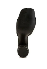 Bumblin Round Heel Micro Suede Sandals - Femstylo