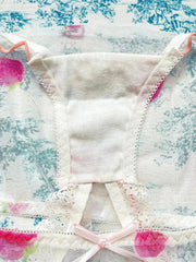 White Mesh Strawberry Panty - Femstylo