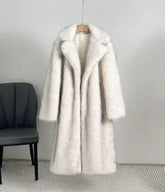 Royal Faux Fur Maxi Coat – 25 Edition - Femstylo