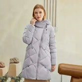 Warm Elegant Women Coat Jacket Casual Pocket Parka Windproof Jacket - Femstylo