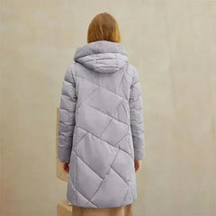 Warm Elegant Women Coat Jacket Casual Pocket Parka Windproof Jacket - Femstylo