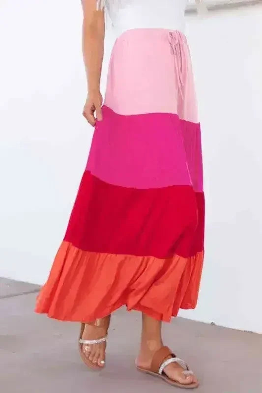 Mariana Tiered Maxi Skirt - Femstylo