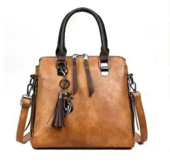 Single Shoulder Solid Color Wild Women's Messenger Bag - Femstylo